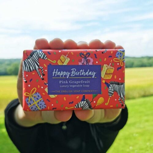 ENGLISH SOAP C° 190g zeep - Happy Birthday - Pink Grapefruit