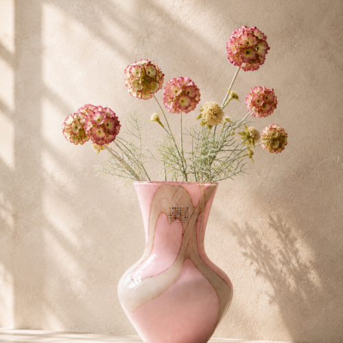 Vaas Parma Pink Flame Fidrio