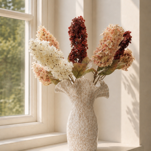 Vaas Keramiek Licht Beige van J-Line